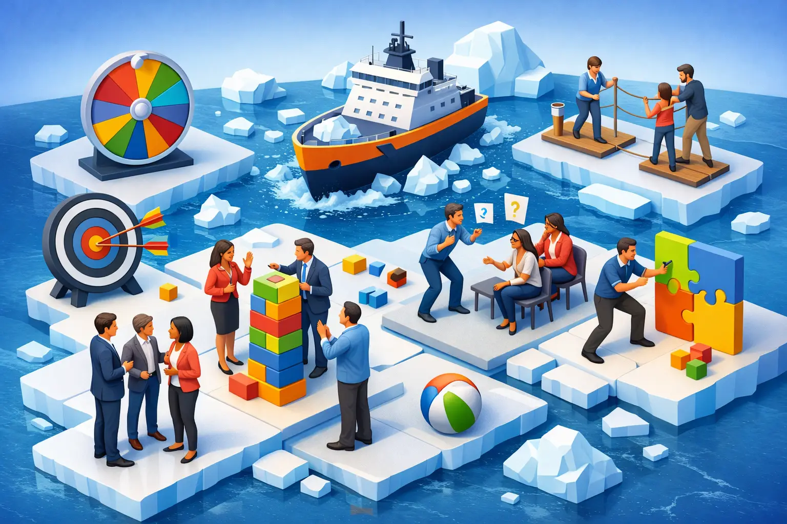 10 bedste isbrydere til firmaarrangement